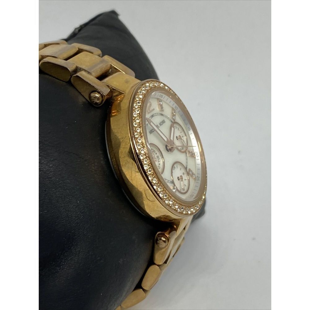 Michael Kors Parker MK5616 Womens Stainless Steel Analog Dial Quartz Watch UC790 - Picture 5 of 12